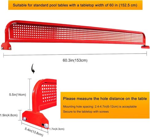 Table Tennis Net, Outdoor Indoor Ping Pong Net Metal Frame, Replacement Compact Training Countertop Separator for Home Game Practice, 60.3" Length in Kuwait