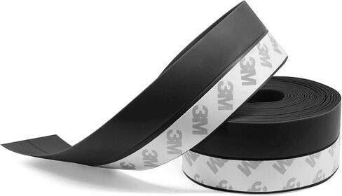 Silicone Weather Stripping Seal – Transparent Door and Window Seal Strip, 16 Feet Long, 25mm Width – Self Adhesive for Draft and Noise Protection in Saudi Arabia
