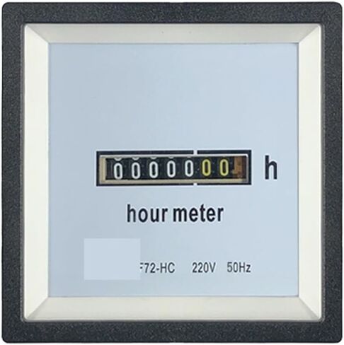 F72-HC Marine Timer 180V~220V Input 50Hz 60Hz Instrument 72 * 72 1Pcs(50Hz 220V) in Saudi Arabia