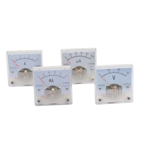 91C4 A DC Analog 1A 2A 3A 5A 10A 20A 30A 50A 100A 200A 300A 500A Panel Mechanical Pointer Type Amper Meter Current 1Pcs(50) in Saudi Arabia
