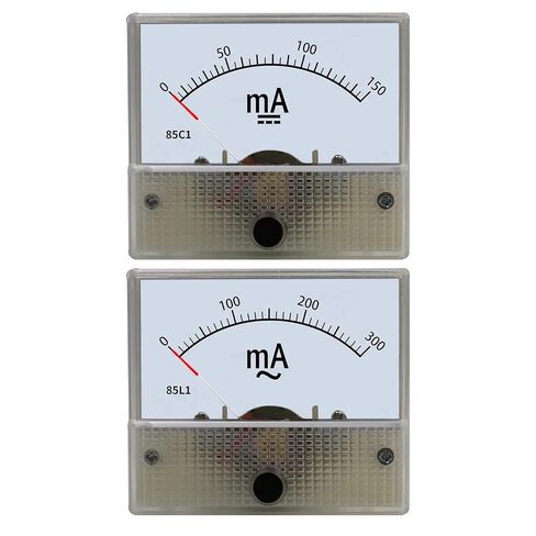 DC/AC Milliammeter 85 Pointer Type Mechanical Meter Current Measurement 1~1000mA Panel Size 56 * 64mm Hole 50mm 1Pcs(85L1 AC,30mA) in Saudi Arabia