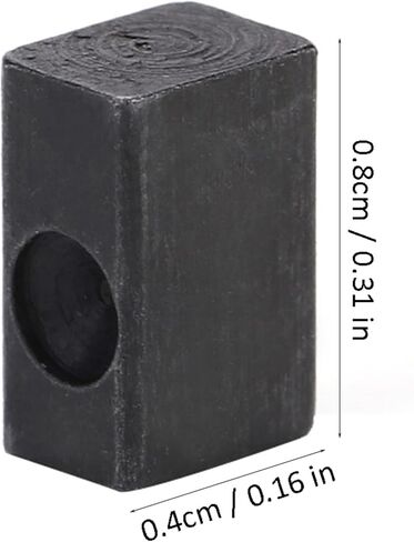 6Pcs Insert Blocks, 0.31x0.16in String Lock Blocks, Metal Electric Guitar Tremolo Bridge Saddle Clamp, Precision Lock Insert Block Bridge Saddle for Luthiers, Guitarists in Kuwait