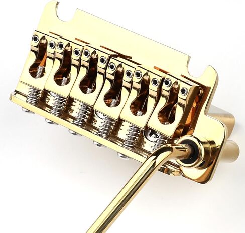10.8mm Electric Guitar Bridge Chrome 2 Point tremolo bridge Brass Saddles Block Stainless Steel Plate Electric Guitar Bridge 6 String Start Stratocaster in Saudi Arabia
