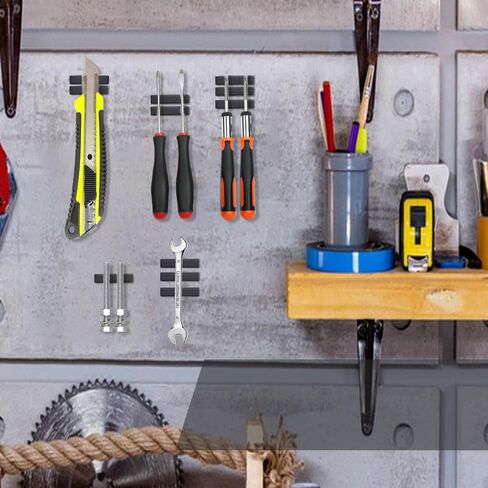 مغناطيس النيوديميوم الصغير من MIKEDE، مغناطيسات أرضية نادرة مستطيلة للحرف اليدوية، شديدة التحمل للثلاجة، تخزين الأدوات، السبورة البيضاء، DIY، أسود، 60x10x3 مم، 50P in Kuwait