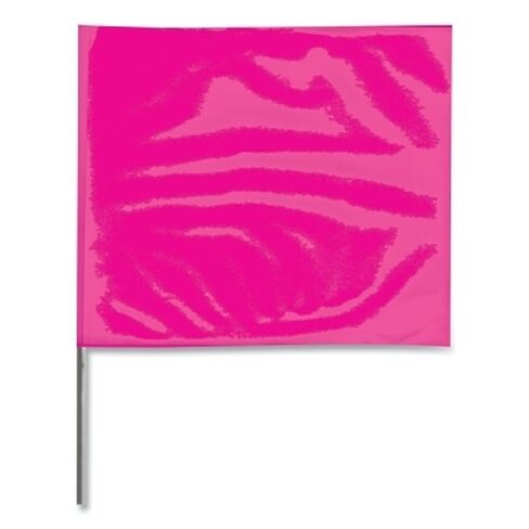 Presco 36" Length, 5" Width x 4" Height, Pink Glo Stake Flag, 100 per Bundle in Saudi Arabia
