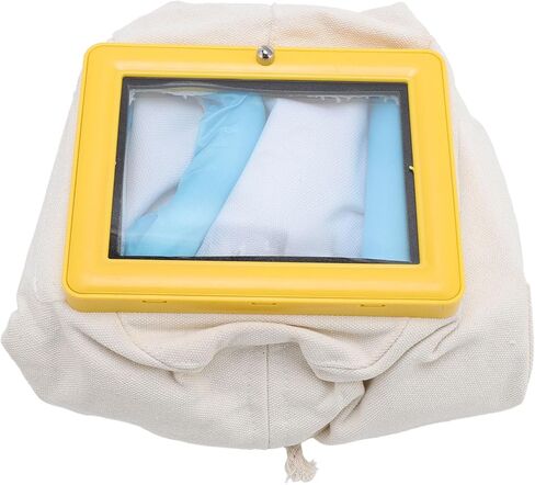 YWBL-WH Sandblaster Helmet, Double Layer Glass Protective Hood, Adjustable Airflow for Sandblasting and Spray Painting in Saudi Arabia
