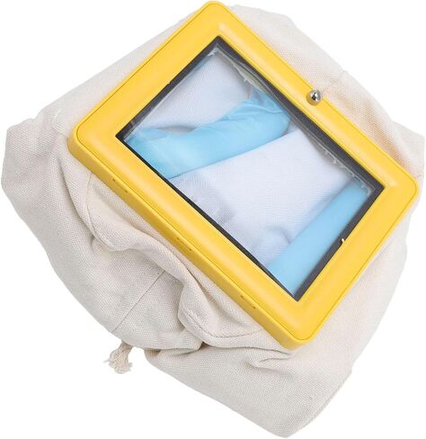 YWBL-WH Sandblaster Helmet, Double Layer Glass Protective Hood, Adjustable Airflow for Sandblasting and Spray Painting in Saudi Arabia