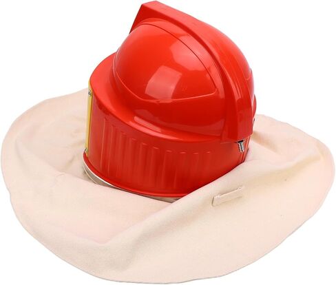 YWBL-WH Helmet with Shoulder Protector, ABS Material, Airflow Control, Enhanced Visibility, for Sandblasting and Harsh Construction Work in Saudi Arabia