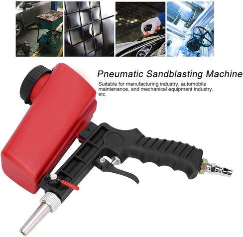 Portable Sand Machine, Industrial Pneumatic Sandblasting Machine Adjustable with Ergonomic Handle for Polishing, Derusting in Saudi Arabia