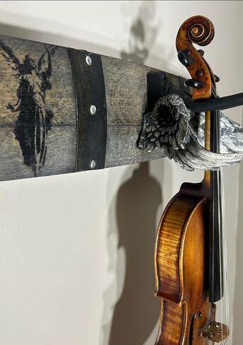 Memorial/Remembrance Instrument display Angelic design guitar holder. in Saudi Arabia
