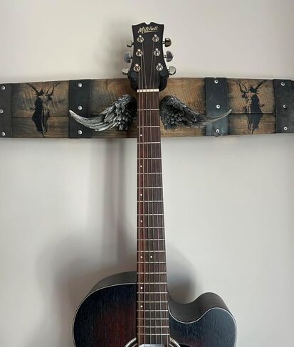 Memorial/Remembrance Instrument display Angelic design guitar holder. in Saudi Arabia