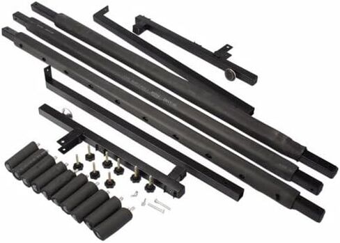 Folding Guitar Stand Holder Rack, Space Saving Guitar Display Stand Display for 9 Guitars, Multi Instrument Stand for Electric, Acoustic, Bass, Universal Instrument Stand for Guitars and Ukuleles in Saudi Arabia
