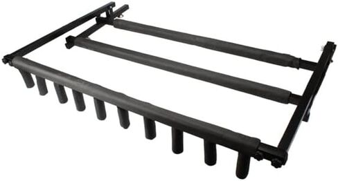 Folding Guitar Stand Holder Rack, Space Saving Guitar Display Stand Display for 9 Guitars, Multi Instrument Stand for Electric, Acoustic, Bass, Universal Instrument Stand for Guitars and Ukuleles in Saudi Arabia