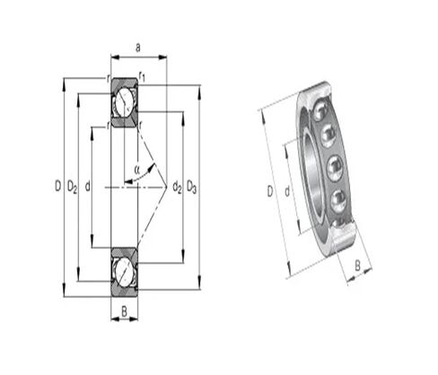 1pcs 7000 7000C 2RZ P4 10x26x8 Sealed Angular Contact Bearings Spindle Bearings ABEC-7 in Saudi Arabia