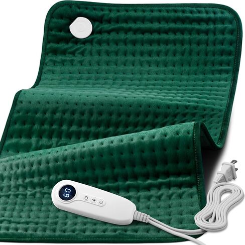 XXXL Heating Pad for Back, Birthday Mother’s Day Gifts for Mom Women Dad Men, Extra Large Heating Pads for Period Cramps Shoulder Neck Legs Knee Joint Pain Relief, 17"x33" King Size Heat Pad, Auto Off in Saudi Arabia