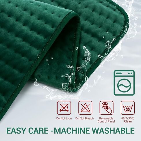 XXXL Heating Pad for Back, Birthday Mother’s Day Gifts for Mom Women Dad Men, Extra Large Heating Pads for Period Cramps Shoulder Neck Legs Knee Joint Pain Relief, 17"x33" King Size Heat Pad, Auto Off in Saudi Arabia