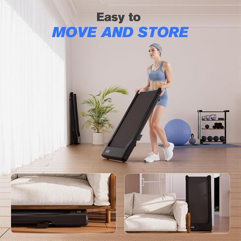 Walking Pad,6% Walking Pad with Incline,No-Assembly Walking pad Treadmill with APP and Remote Control,LED Display,2.5 HP Quiet Under Desk Treadmills,300 lbs Capacity in Saudi Arabia
