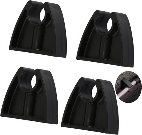 مشبك تخزين ضوء عمود القارب يحمل بشكل موثوق أعمدة إضاءة 3/4 بوصة، دعامة تخزين قضيب مرساة القارب مناسبة لتخزين القطب 7571L7 من Attwood، حامل مشبك بحري لأعمدة الإضاءة الصارمة والملاحة - 4 عبوات in Kuwait