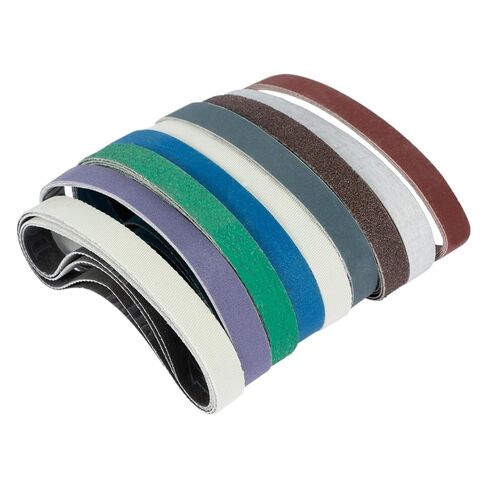 36PCS 13x457mm Sanding Belts 80-5000 Grits Belt Sander Sandpapers Abrasive for Grinding Metal Wood Rust Removal in Kuwait