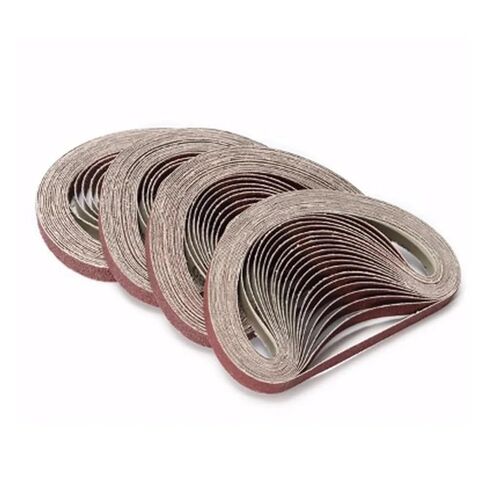 520mm x 20mm Sanding Belts for Belt Sander, Polishing, Rust Removal, and Soft Metal Finishing Abrasive Fabric in Kuwait