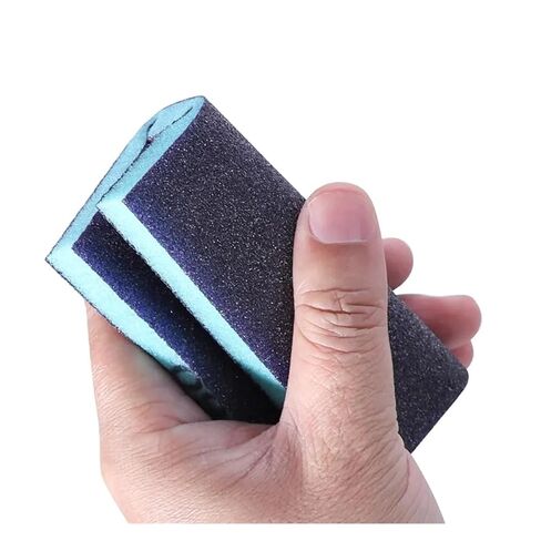 6PCS Sanding Sponge 60-320 Grit Washable and Reusable Wet Dry Sanding Blocks for Metal Wood Polishing Abrasive Tool 120 * 96 * 13mm in Kuwait