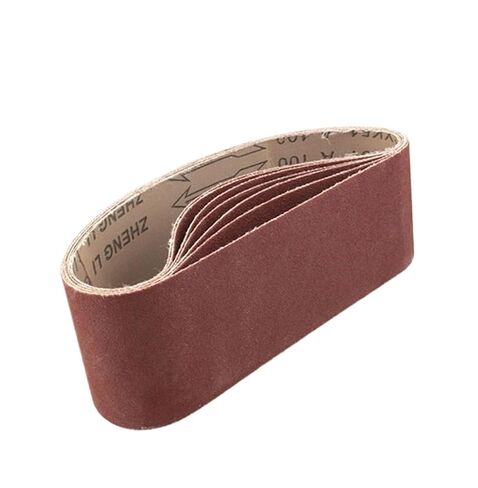 100x610mm Abrasive Sanding Belts 60-320 Grit Sander Belts for Grinding Stainless Steel Metal Polishing and Rust Removal 5Pcs/Set(60_610MM) in Kuwait