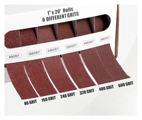 Sandpaper Roll Emery Cloth Sanding Abrasive Sheets 80/150/240/320/400/600 Grit Sand Paper Sanding Abrasive Sheets with Dispenser in Kuwait
