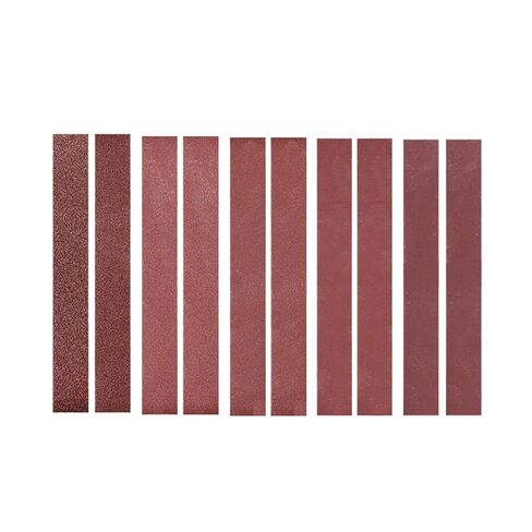 10Pcs Sanding Belts 30 * 380mm 60/60/80/120/240/320/400/600/800/1000 Grits for Home Use Belt Sander for Electric Sander in Kuwait