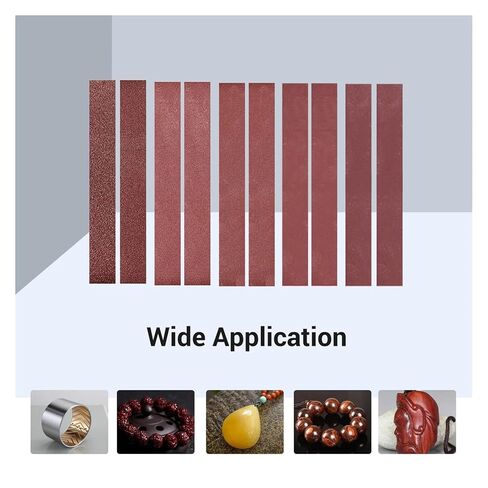 10Pcs Sanding Belts 30 * 380mm 60/60/80/120/240/320/400/600/800/1000 Grits for Home Use Belt Sander for Electric Sander in Kuwait