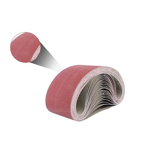 10Pcs Sanding Belts 30 * 380mm 60/60/80/120/240/320/400/600/800/1000 Grits for Home Use Belt Sander for Electric Sander in Kuwait