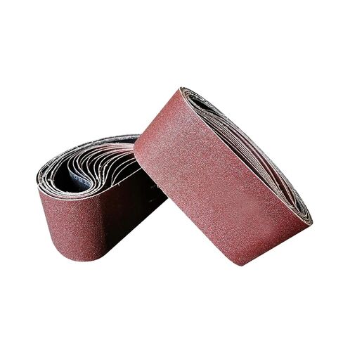 10Pcs Sanding Belts 30 * 380mm 60/60/80/120/240/320/400/600/800/1000 Grits for Home Use Belt Sander for Electric Sander in Kuwait