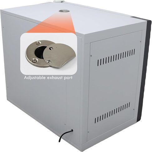 INTBUYING 220V Digital Forced Air Convection Drying Oven Heat Industrial Lab Temperature Control Adjustable Fan Speed (17.3X21.6X21.6inch Chamber) in Saudi Arabia