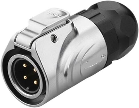 LP16 aviation and socket threaded panel mounting 4-pin full metal waterproof connector(Single hole formal wear) in Saudi Arabia