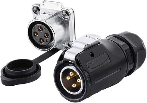 LP20 Industrial Aviation 4-pin Connector LED Power Cable Power Signal Pin(Male plug) in Saudi Arabia