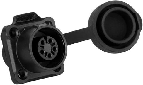 LP12 miniature aviation and socket 5 core 5 hole IP68 industrial 5A connector(Flange female seat) in Kuwait