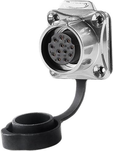 Industrial aviation 12 core LP20 with fence equipment male and female connector(Four hole formal wear) in Kuwait