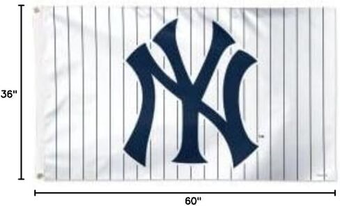 علم WinCraft New York Yankees Pinstripe Deluxe Flag 3' x 5' in Saudi Arabia