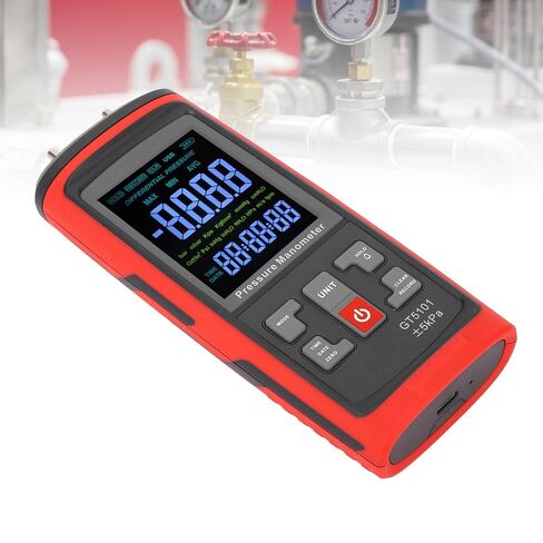 ضغط الغاز 12 وحدة قابلة للتحديد مقياس الضغط التفاضلي بمنفذ محمول لمعايرة HVAC in Saudi Arabia