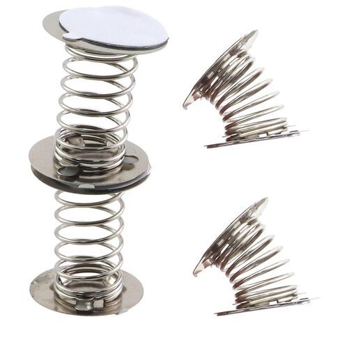 20 قطعة من قواعد زنبركية لاصقة مزدوجة الجوانب من الفولاذ المقاوم للصدأ DIY ملحقات إنتاج الألعاب لمنتجات Bobblehead 25 × 30 مم للأرجوحة المثبتة على السيارة وزخارف سطح المكتب in Kuwait