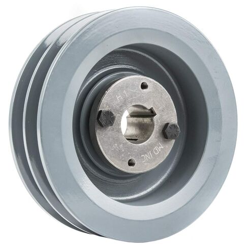 2BK62H حديد الزهر 6 "حزام الأخدود المزدوج B القسم 5L بكرة مع جلبة إحزم 1" بوصة in Saudi Arabia