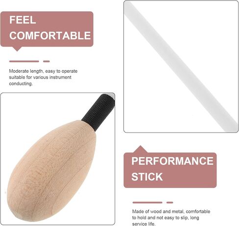 Sosoport Music Band Conducting Stick with Handle for Orchestra and Choral Concerts Professional Conductor for Leaders and Stage in Saudi Arabia