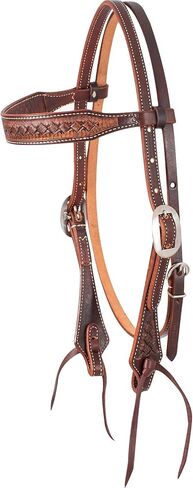 Martin Saddlery Browband Headstall، عتيق متأثر بالطقس مع ربطات عنق Latigo، عتيق متأثر بالطقس in Saudi Arabia