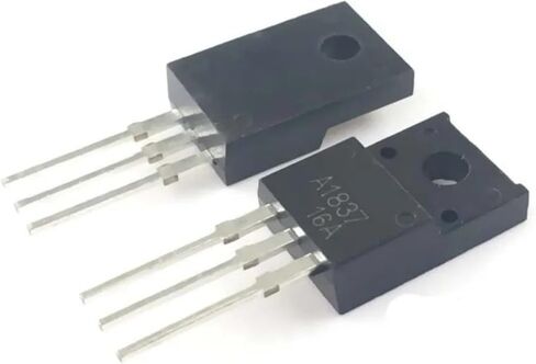 2SA1837 2SC4793 A1837 C4793 أنبوب مضخم الطاقة موصول بـ TO-220F 5 قطع (2SA1837) in Kuwait