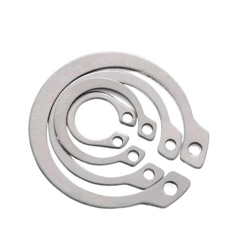 M3-M19 Circlips for Shaft 304 Stainless Steel Shaft Retaining Snap Ring Bearing Retainer Circlip C-Clip Lock Washers(M3-100pcs) in Saudi Arabia