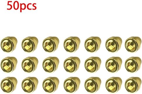 50pcs Car Wheel Rim Lip Rivet Nail Stud Decoration for 7.2mm Hole Gold practical in Saudi Arabia
