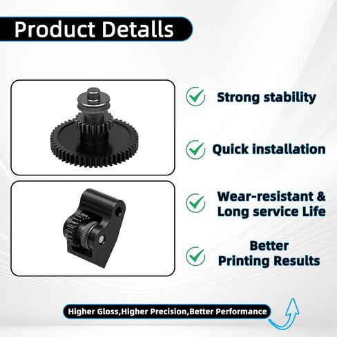 Centauri Extruder Gear Kit for Elegoo Centauri High Hardness Durable 3D Printer Extruder hot end Replacement Parts in Saudi Arabia