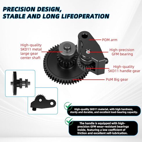Centauri Extruder Gear Kit for Elegoo Centauri High Hardness Durable 3D Printer Extruder hot end Replacement Parts in Saudi Arabia