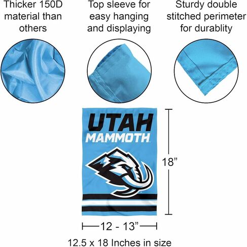 لافتة حديقة ذات وجهين من WinCraft Mammoth in Kuwait