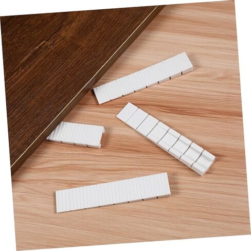 DOITOOL 20 Pcs Balance Spacer Leveler Foot Furniture Pads for Hardwood Floors Risers Leveling Feet Shims Leg Non Slip Furniture Pads Furniture Wedge Shim Wedges for Home White in Saudi Arabia