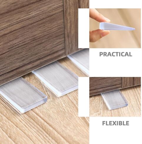 HOMSFOU 4 Pack Furniture Levelers PVC Shims for Uneven Tables Wedge Furniture Stabilizers for Home in Saudi Arabia